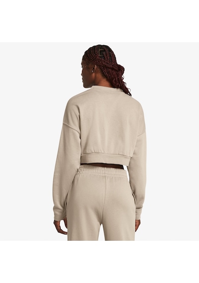Under Armour Rival Terry Kadın Kahverengi Günlük Günlük Sweatshirt