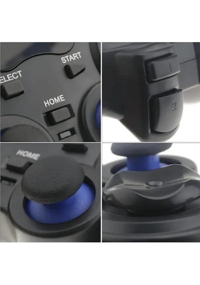 Lobo 2.4g Wireless 2 Adet Gamepad Kablosuz Oyun Kolu Pc Ps3 Kol Tv Box Android Tv Telefon/tablet 2x