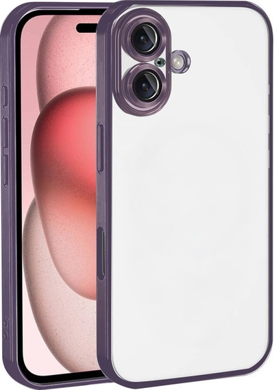 Apple iPhone Uyumlu 17 Razer Lensli Silikon - Mor Bzsxx00 1