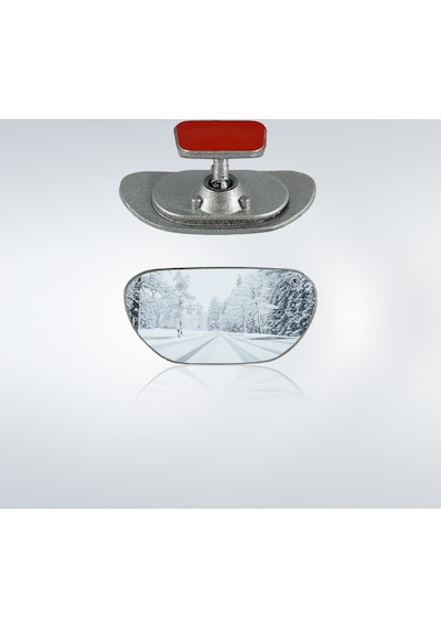 Ova-1 Yapıştırmalı Universal Iç Dikiz Aynası 9X4 Cm Gri