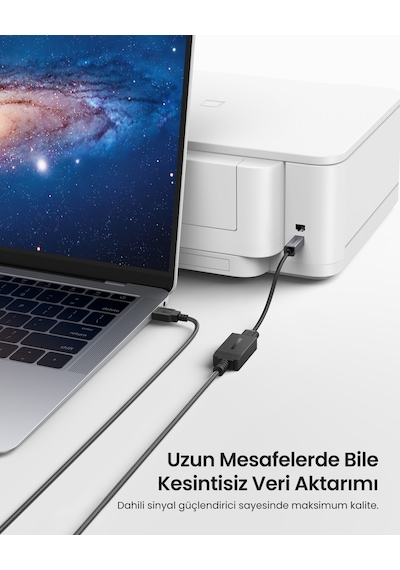 Ugreen Usb 2.0 Uzatma Kablosu Wi-fi Amplifikatör, 10 Metre, 10321