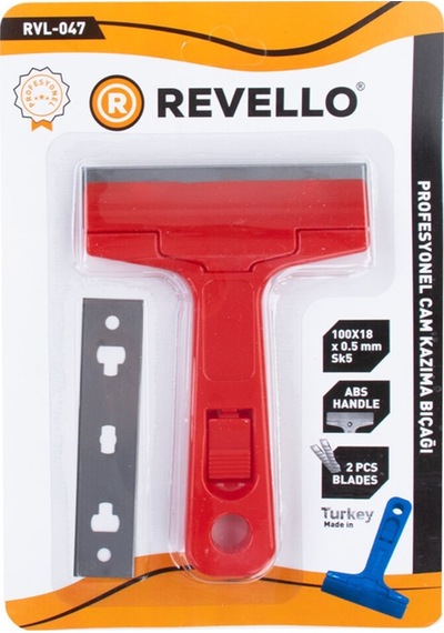 Cam Kazıma Bıçağı Yedekli 100x18mmx0.5mm Yerli Üretim Tr Diğer