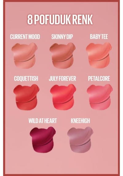 Maybelline Super Stay Teddy Tint Uzun Süre Kalıcı Likit Mat Tint 35 July Forever 35