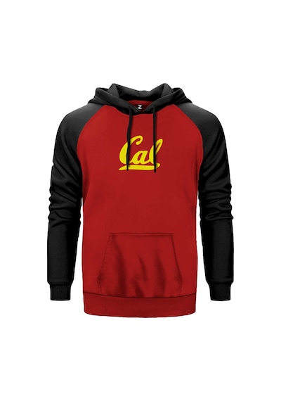 University Of California Kırmızı Renk Reglan Kol Sweatshirt Kırmızı