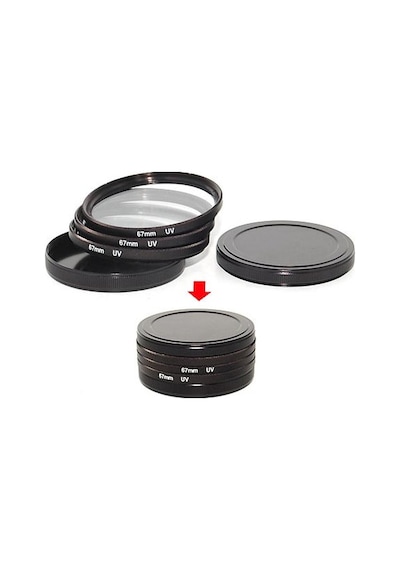 62 MM Filtre Muhafaza Kabı - Filter Stack Cap