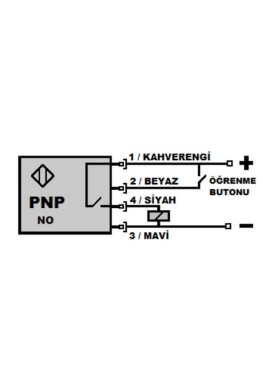 Mefa Mm-s12h-pas ,m12/20mm Pnp-no M12-4p Hız Bekçi Sensör