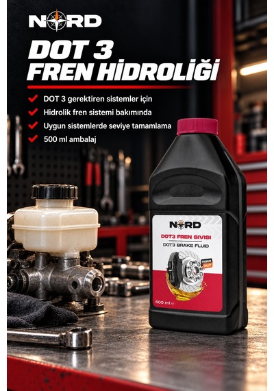 Nord Dot 3 Fren Hidroliği 500 Ml