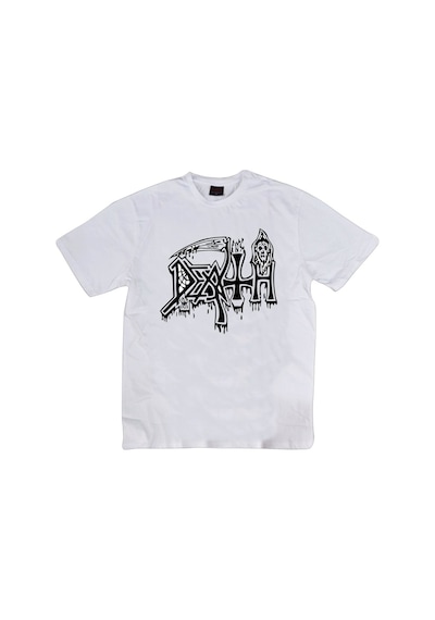 Death Tişört Baskılı T-Shirt Çok Renkli