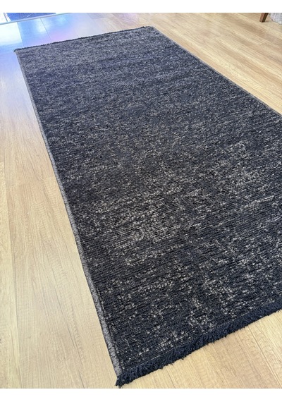 Hoom Rugs Vintage Vtg 105 Antrasit Dekoratif Yıkanabilir Kilim Antrasit