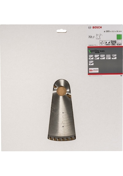 Bosch Optiline Wood 305 x 30 MM 72 Diş Daire Testere Bıçağı - 2608641771