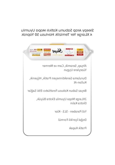 4 Xlarge Yer Temizlik Havlusu, 50'li Paket