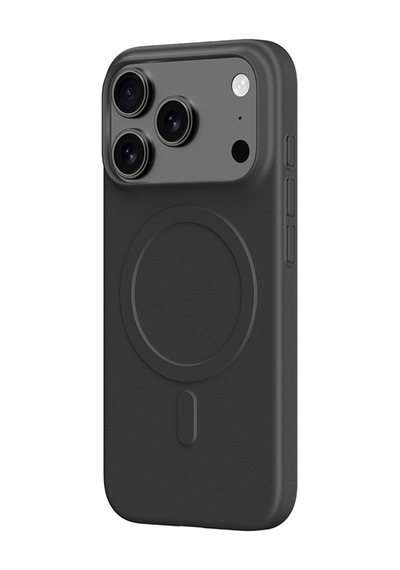 Apple Uyumlu iPhone 17 Pro Max Kılıf M-safe Şarj Özellikli Amazingthing Minimal Air Serisi Kapak Siyah Siyah
