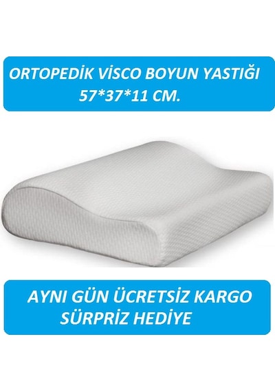 Visco Ortopedik Boyun Yastığı Medikal Boyun Destek Yastığı Boyun