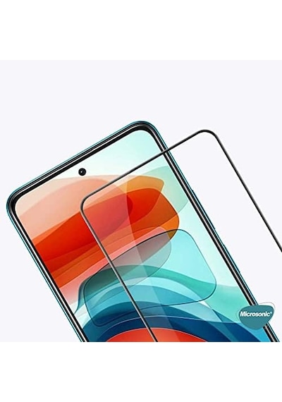 Xiaomi Poco X3 Gt Tam Kaplayan Temperli Cam Ekran Koruyucu Siyah