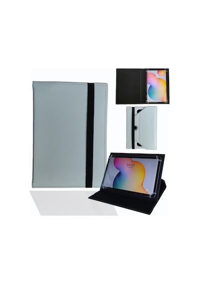 Lenovo Idea Tab Plus Tablet 12.1 Tablet Uyumlu Standlı Üniversal Kapaklı Tablet Kılıfı Kapaklı Kılıf