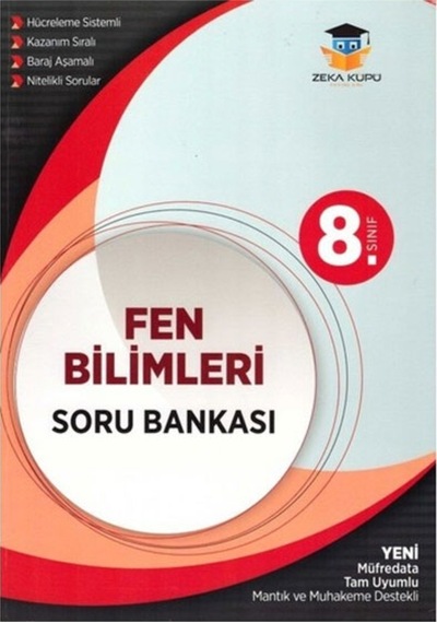8 Sınıf Fen Ve Teknoloji Soru Bankası Zeka Küpü Yayınları