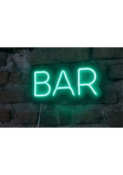 Bar Neon Ledli Duvar Aydınlatması Renkli