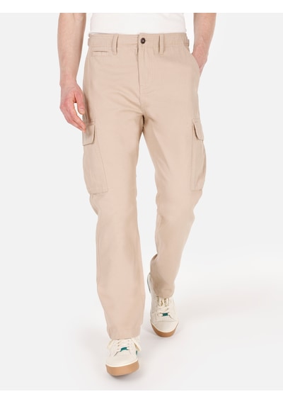 Colin's Colins Normal Kesim Ortal Bel Düz Paça Bej Erkek Pantolon Cl1070378 Bej