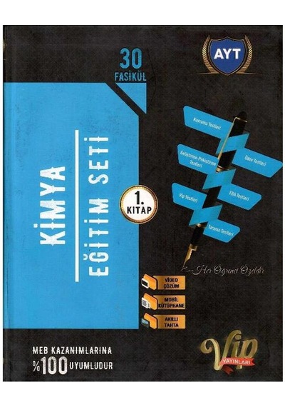 Vip Yayınları Ayt Kimya Eğitim Seti 1. Kitap 2 - 3 - 4 Ve 6. Fasikül Eksik