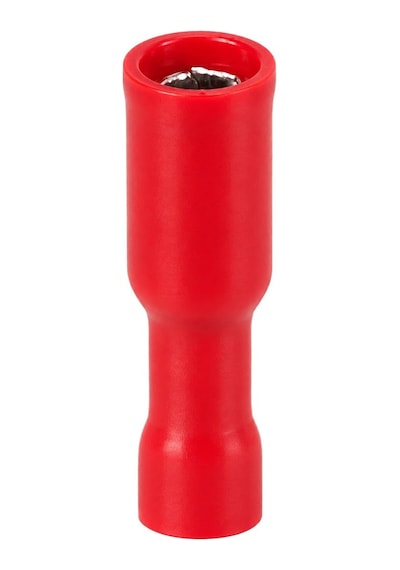 Powermaster Pm-39064 0,5-1,5mm2 Kesit 24x7x5mm Soket Kırmızı İzoleli Kablo Pabucu 100'lü Paket