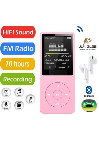 8gb Dahili Hafızalı Bluetoothlu Mp3-mp4 Çalar Ses Kayıt Fm Radio