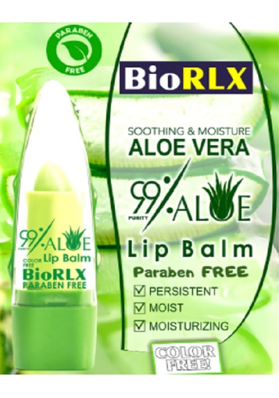 Biorlx % 99 Aloe Vera Renksiz Dudak Balmı 3.5 G
