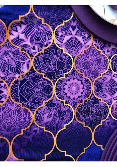 Sofra Sunum Seti Mor Moroccan Desen Çok Renkli