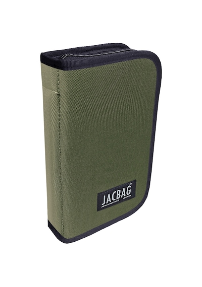 Jacbag Cover -sert Kapaklı Lastikli Kalem Kutusu Cover-haki renkli