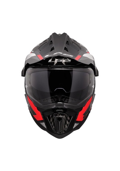 Ls2 Explorer C Karbon Frontıer Iı Kırmızı Kask Kırmızı