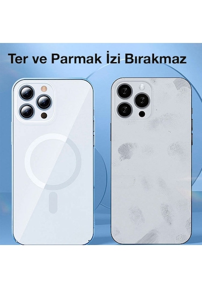 Baseus Apple Uyumlu   iPhone 13 Pro Max Magsafe Silikon Kılıf + Ekran Koruyucu