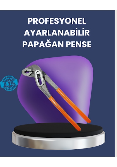 Ayarlanabilir Papağan Pense Çelik Gövde Semeglbl - 40 Profesyonel Kurbağacık