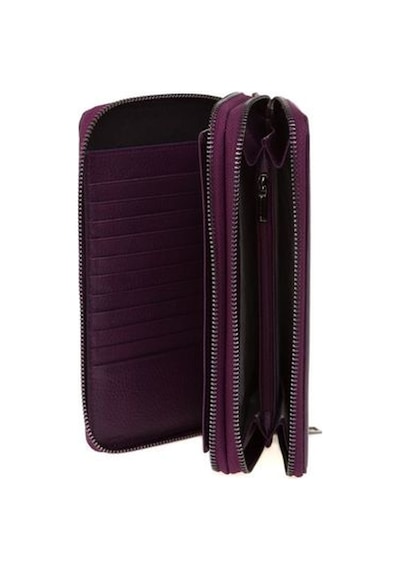 Bilik Deri Mor Rölax Deri Unisex Portföy & Clutch Çanta Ar P-715 Acı Kahverengi