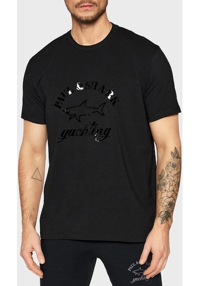 Paul & Shark Erkek T Shirt 22411075 011 Siyah