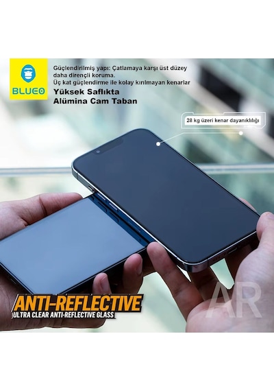 Samsung Uyumlu S25 Ultra Yansıma Önleyici Ar Teknolojili Ekrandan Daha Net Cam Ekran Koruyucu