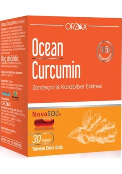 Takviye Edici Ocean Curcumin 30 Licaps Kapsül