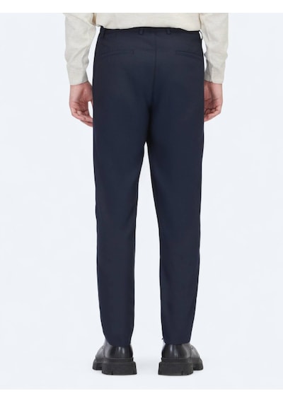 Lacivert Düz Dokuma Jogging Fit Casual Pantolon Lacivert Lacivert Düz Dokuma Jogging Fit Casual Pantolon Lacivert