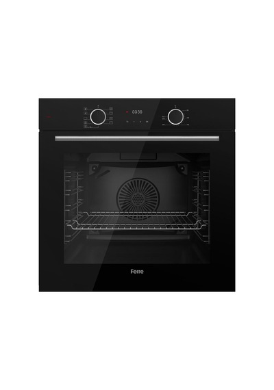 Fryart XE63CS-BL135-D063 Siyah Cam Ankastre Set