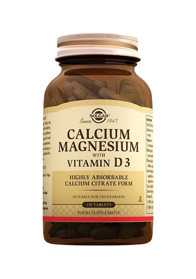 Solgar Calcium Magnesium With Vitamin D3 150 Tablet Kalsiyum Magnezyum Magnesyum D3