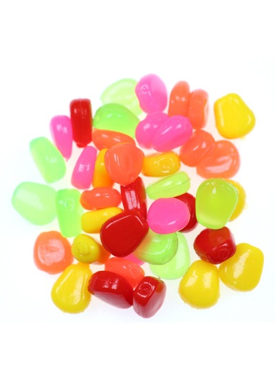 12 X 1 Cm Silikon Yumuşak Renkli 6 Renk Mısır Suni Balık Olta Yemi