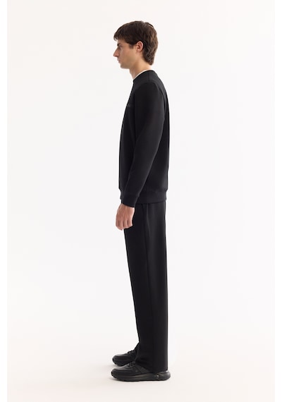 Avva Erkek Siyah Bisiklet Yaka Pamuklu Bi-stretch Baskılı Regular Fit Sweatshirt A52y1325 Avva Erkek Siyah Bisiklet Yaka Pamuklu Bi-stretch Baskılı Regular Fit Sweatshirt A52y1325