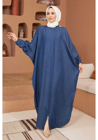 Neways 6571-Tensel Abaya Koyu Mavi