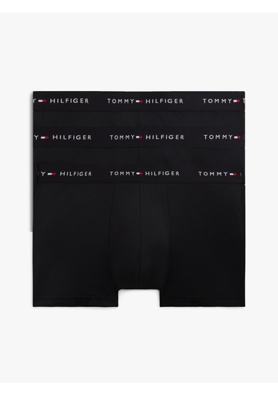 Tommy Hilfiger 3p Low Rıse Trunk Erkek Siyah Boxer - Um0um03762