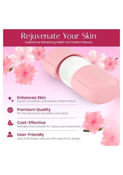 Milano Home Contour Ice Cube Gua Sha Ice Roller Soğuk Terapi