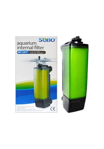 Sobo Wp-1301F Akvaryum İç Filtresi 600 L/S 10 W