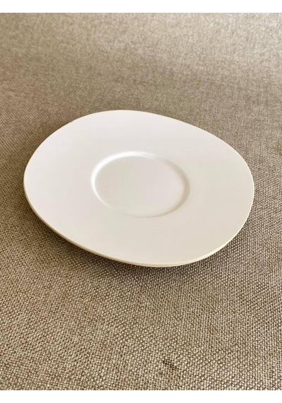 Sanyo Melamin Çay Tabağı 12,5 Cm 1 Adet - Melamin Bardak Altlığı Beyaz