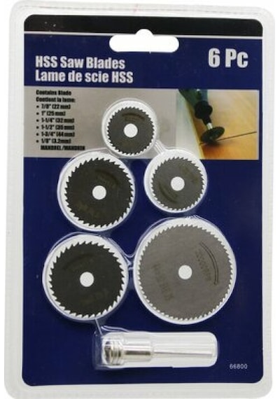 6 Parça Mini Yuvarlak Testere Bıçakları 22---44mm Timya/go1395 202026