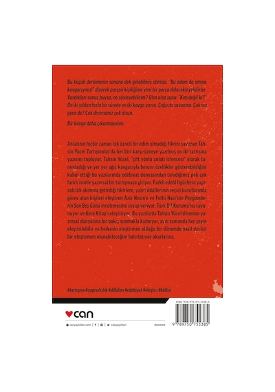 Tartışmalar - Tahsin Yücel - Can Yayınları