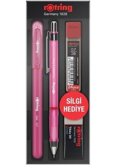 0.7 Mm Visuclick Jel Okul Seti Pembe Çok Renkli