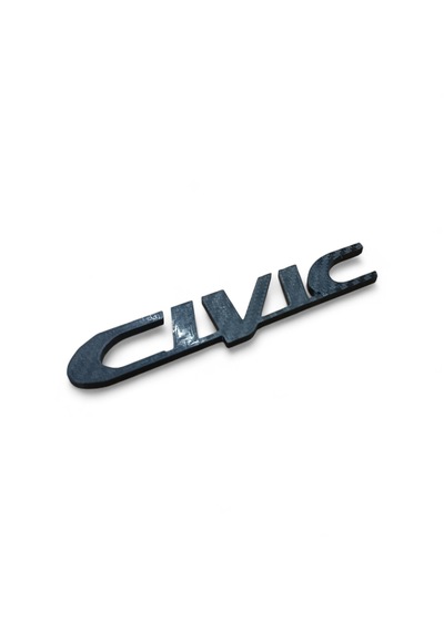 Honda Civic Bagaj Yazısı Ek 1996-2000 Yazı Logo Arma Amblem Karbon Görünüm 0