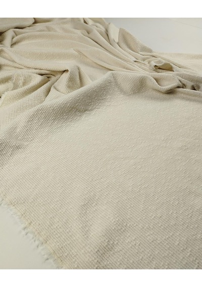 Krem Renkte Örme Kumaş 120x210cm-11154